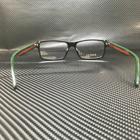 New Gucci Men's Tri Colored Stripe Eyeglasses - Picture 3 of 5